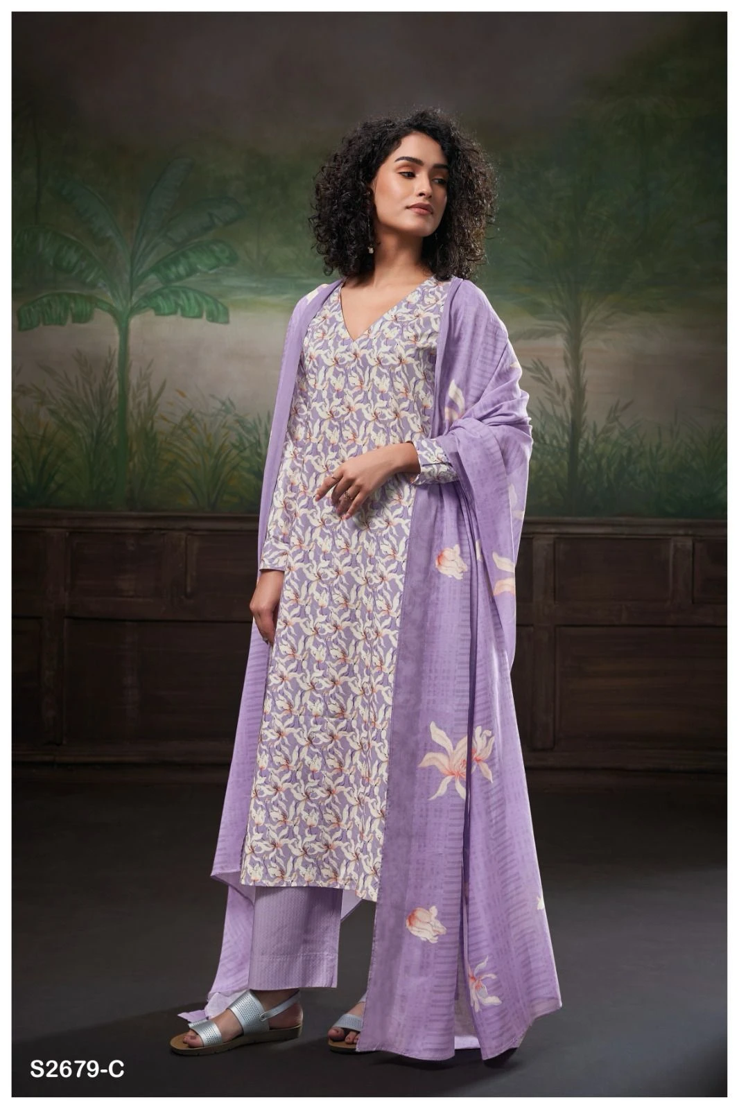 Ganga Diti 2679 Premium Cotton Printed Wholesale Fancy Salwar Suit Catalog — Wholesale Salwar Suits, Ganga wholesale from Surat - Gallery Image 2